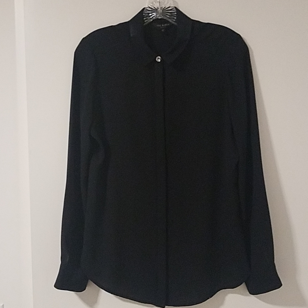 Black Ted Baker Button Down Blouse